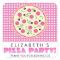 Pink and Purple Pizza Party Favor Stickers