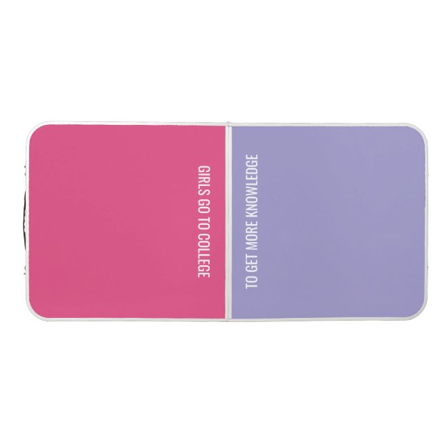 Pink and Purple Pong Table (Top)