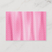 Pink and Purple Princess Diaper Raffle Ticket Enclosure Card (Back)
