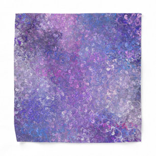 Pink And Purple Sequins Bling Bandana