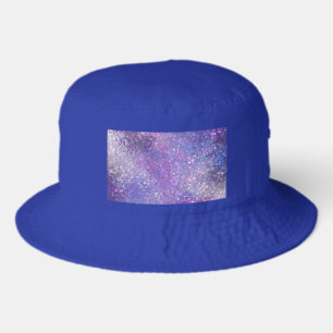 Pink And Purple Sequins Bling Bucket Hat