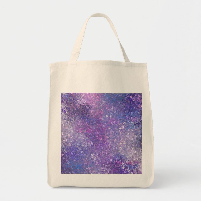 Pink And Purple Sequins Bling  Tote Bag (Front)