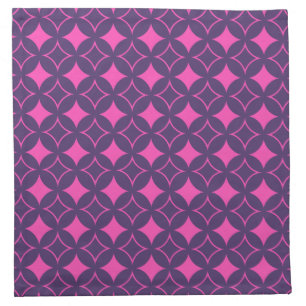 Pink and purple shippo napkin