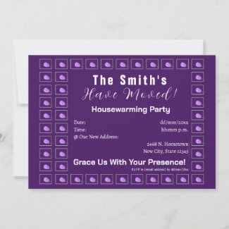 Pink and Purple Spring Blossom Housewarming Party 