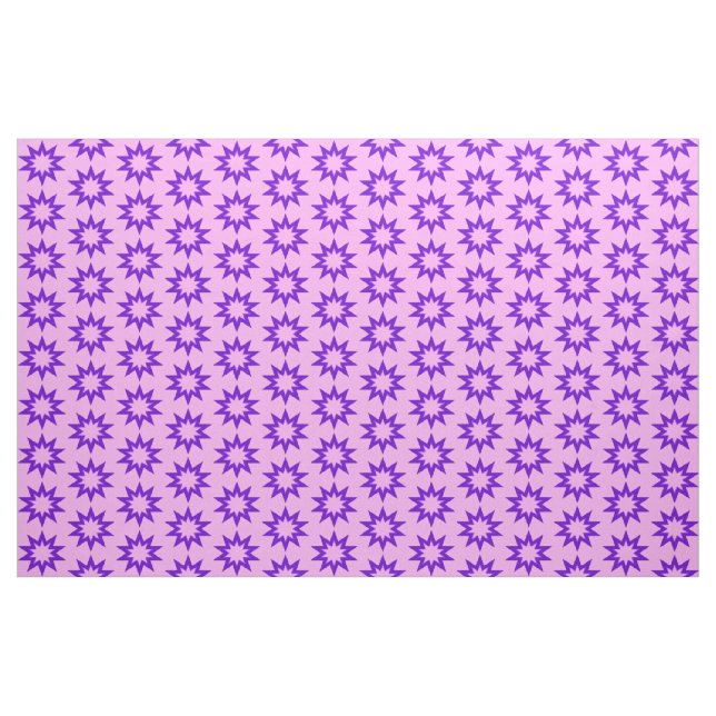 Pink and Purple Stars Fabric (Yard)
