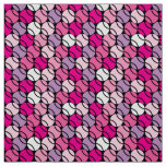 Pink and purple tennis balls fabric
