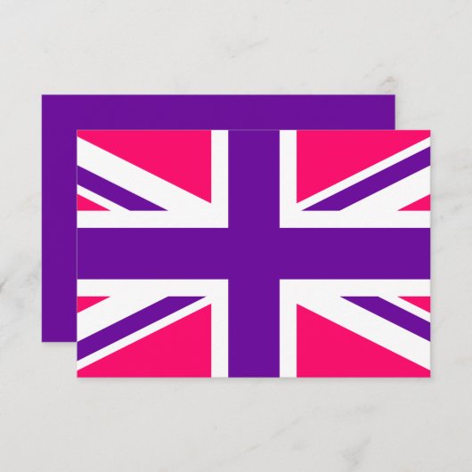 Pink and Purple Union Jack (Front/Back)