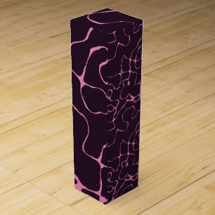 pink and purple wine box