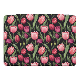 Pink and Red Floral Tulip iPad Pro Cover