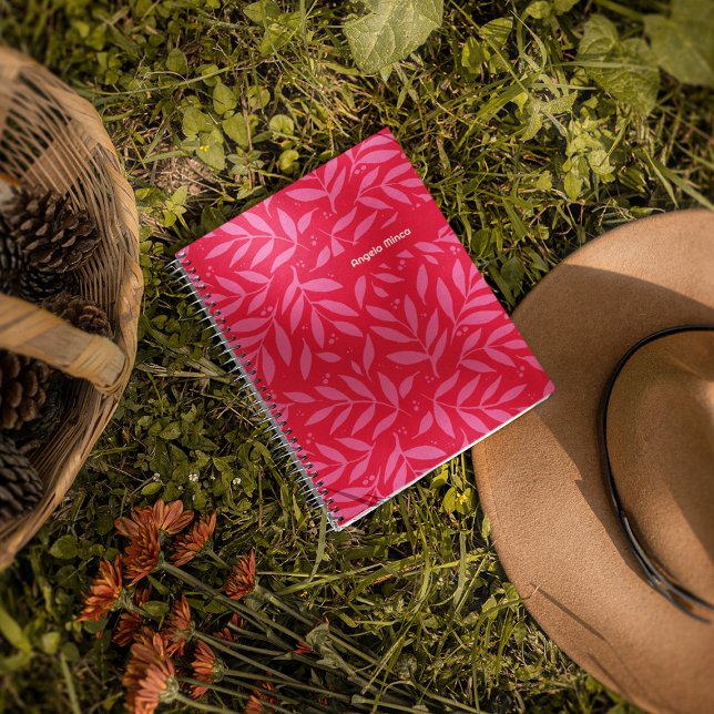 Pink and red foliage notebook (Creator Uploaded)