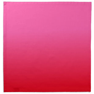 Pink and Red Gradient Cloth Napkin