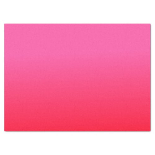 Pink and Red Gradient Tissue Paper