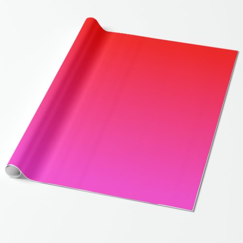 Pink and Red Gradient Wrapping Paper