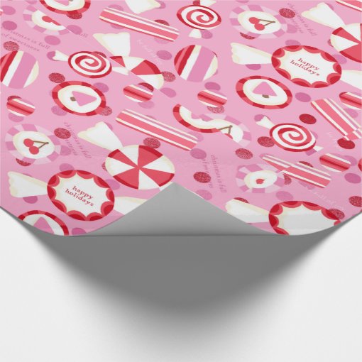 Candy Christmas Wrapping Paper 
