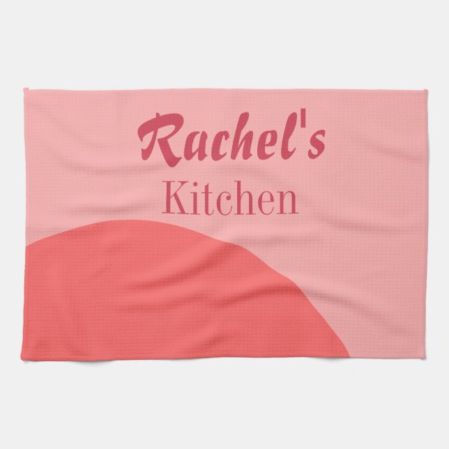 Pink and Red Kitchen Towel (Horizontal)