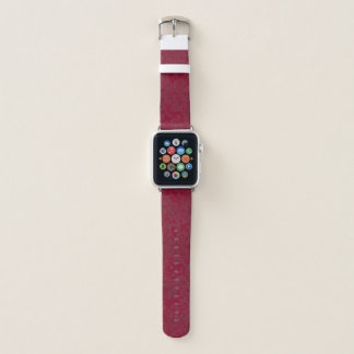 pink and red marble apple watch band