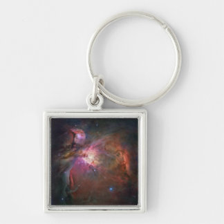Pink and Red Orion Nebula Keychain