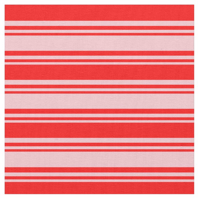 Pink and Red Pattern Fabric (Close Up)