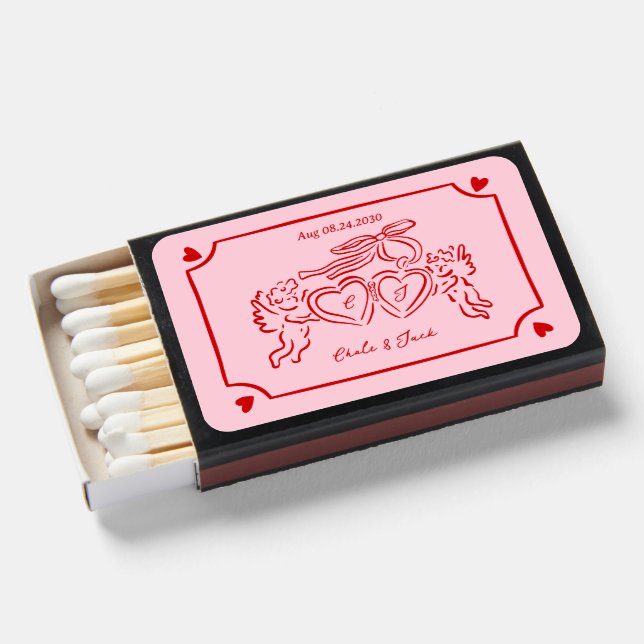 pink and red Perfect Match wedding  (Front Open)