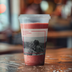  Pink and Red Photo Mother's Day Gift Acrylic Tumbler