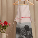 Pink and Red Photo Mother's Day Gift Apron<br><div class="desc">Show your appreciation for Mom with this personalized Pink and Red Photo Mother's Day Gift! Customize this special item with a cherished photo that captures your fondest memories together. Whether it's a family portrait, a candid moment, or a favorite snapshot, this thoughtful gift is sure to warm her heart. The...</div>