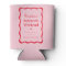 Pink and Red Retro Bachelorette Party Favors