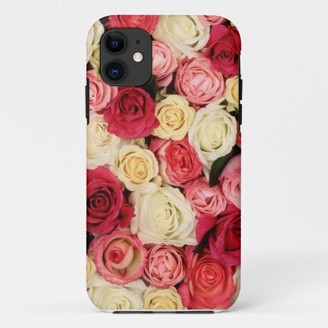Pink and Red Roses iPhone Case (Back)