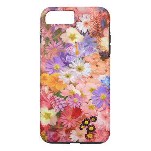 Pink and Red Spring Flowers iPhone 8 Plus/7 Plus Case
