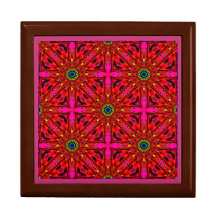 ~ Pink and Red Stars Fractal ~  Gift Box