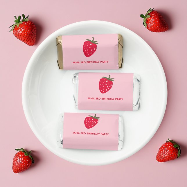 Pink and Red Strawberry Hershey's Miniatures (Creator Uploaded)