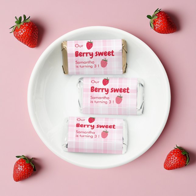 Pink and Red Strawberry Hershey's Miniatures (Creator Uploaded)