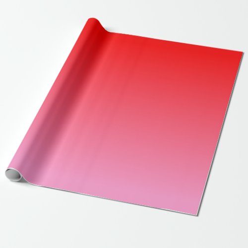 Pink and Red Valentine Gradient Wrapping Paper