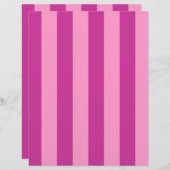 Pink and Red-violet Stripes (Front/Back)
