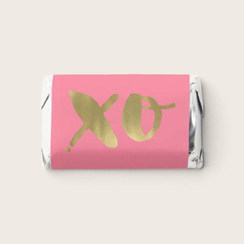 Pink and Red "XO" Valentines Day Hershey's Miniatures