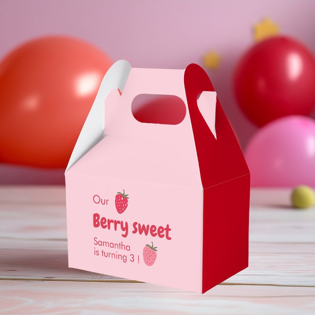 Pink and ReSunshine is Turning One Birthday Party  Favor Boxes (Creator Uploaded)