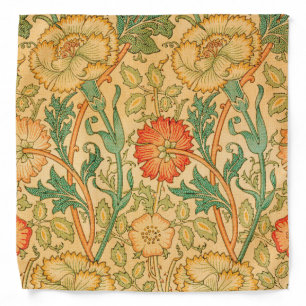 Pink and Rose by William Morris Bandana