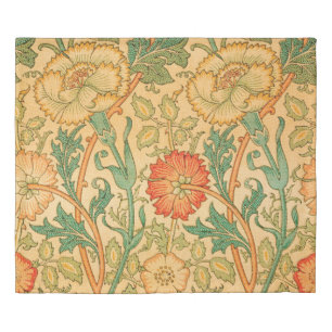 Pink and Rose by William Morris Duvet Cover