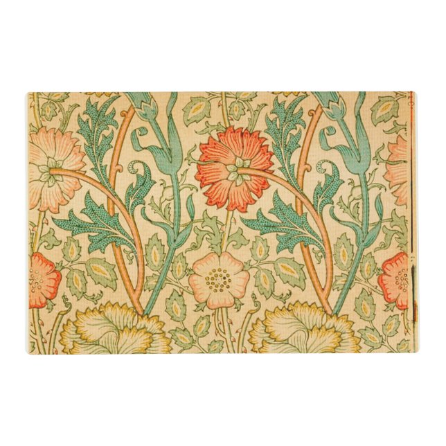 Pink And Rose By William Morris Placemat (Front)