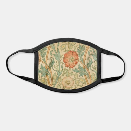Pink and Rose by William Morris Vintage Floral Face Mask