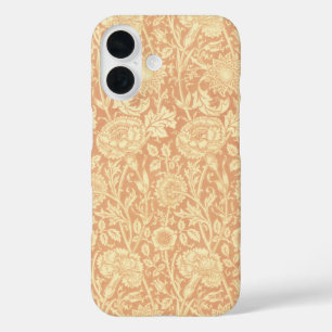 Pink and Rose by William Morris, Vintage Flowers iPhone 16 Case