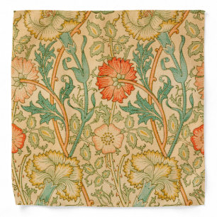 Pink and Rose Pattern (by William Morris) Bandana