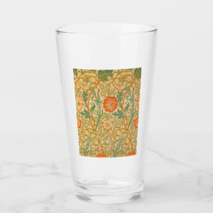 Pink and Rose Pattern (by William Morris) Glass