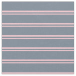 [ Thumbnail: Pink and Slate Gray Pattern Fabric ]
