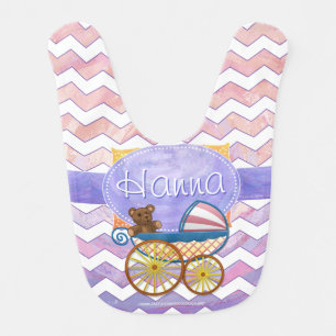 Pink and Stinky Baby Stuff Bib
