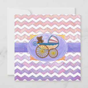 Pink and Stinky Baby Stuff Invitation