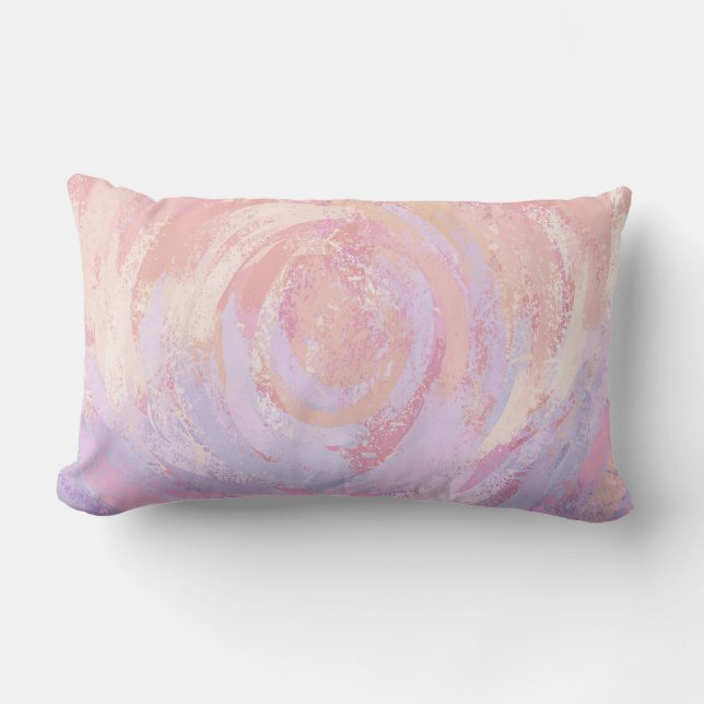 Pink and Stinky Lumbar Pillow (Front)