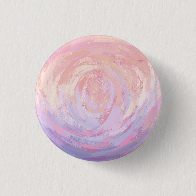 Pink and Stinky Pinback Button (Front)
