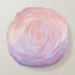 Pink and Stinky Round Pillow