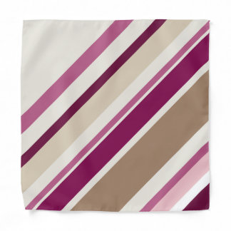 Pink and Tan Bandana