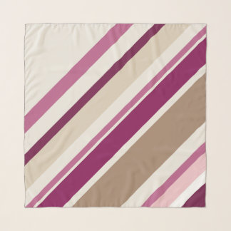 Pink and Tan Scarf